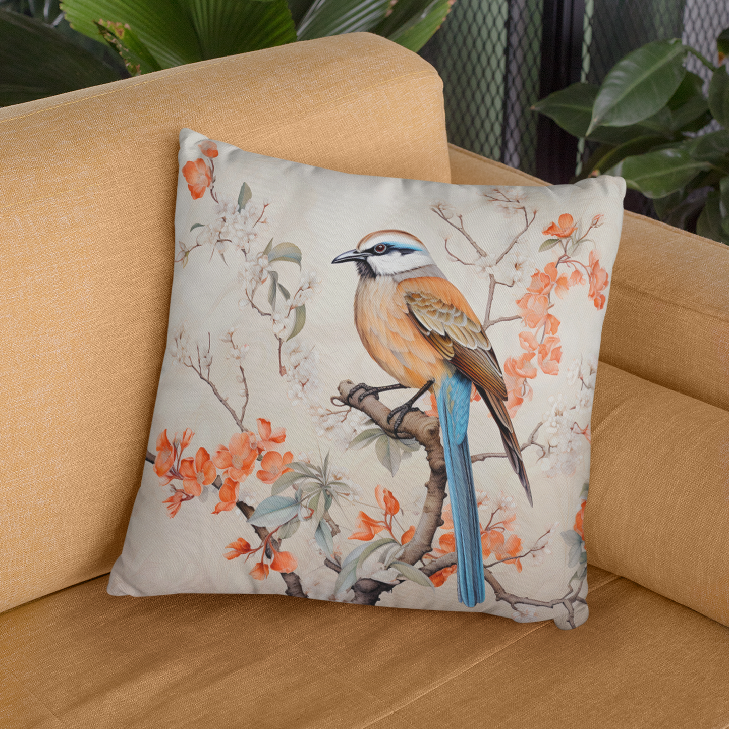 Bird on the Tree Cushion