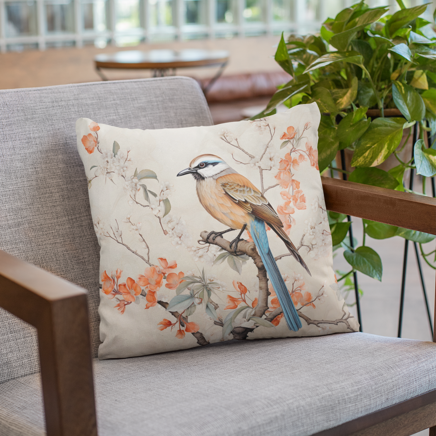 Bird on the Tree Cushion