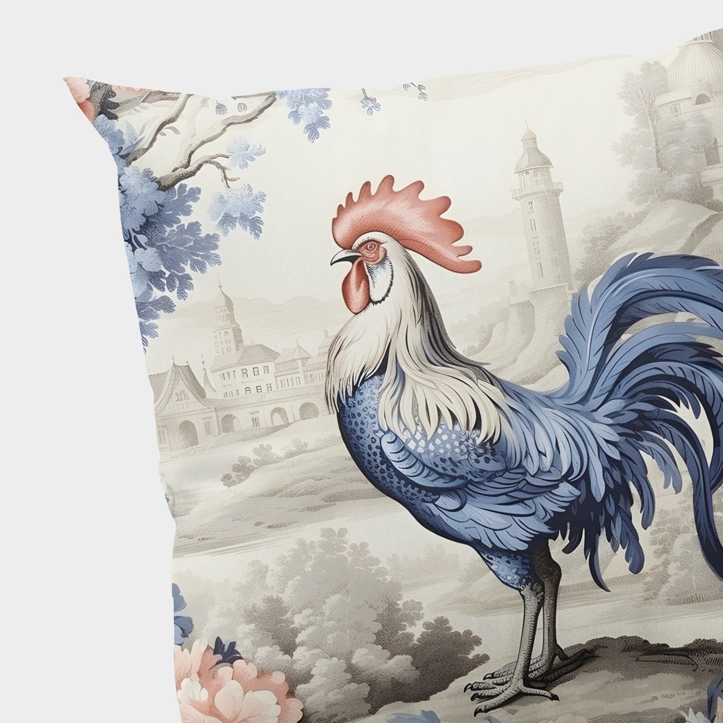 French Farmhouse Rooster Cushion