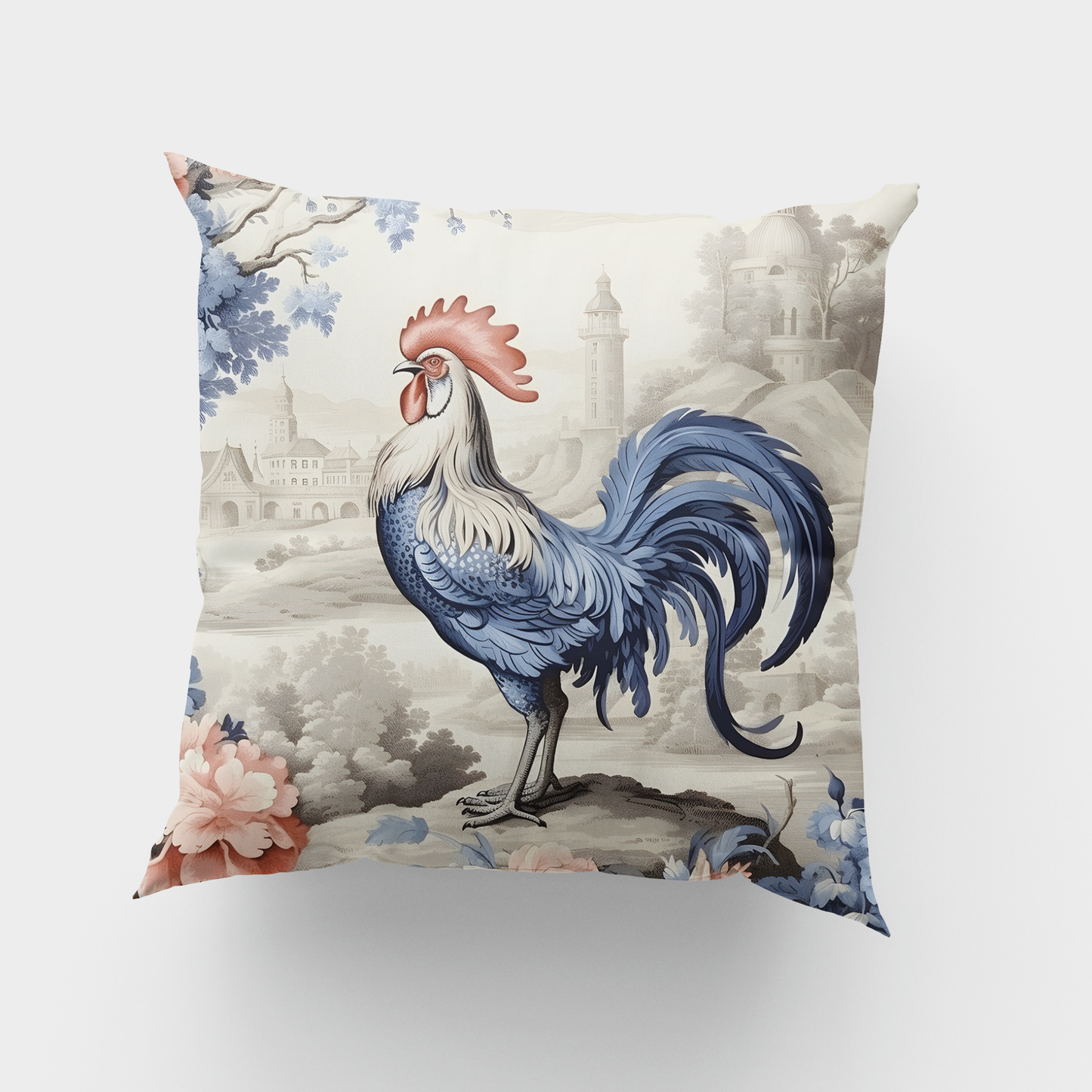 French Farmhouse Rooster Cushion