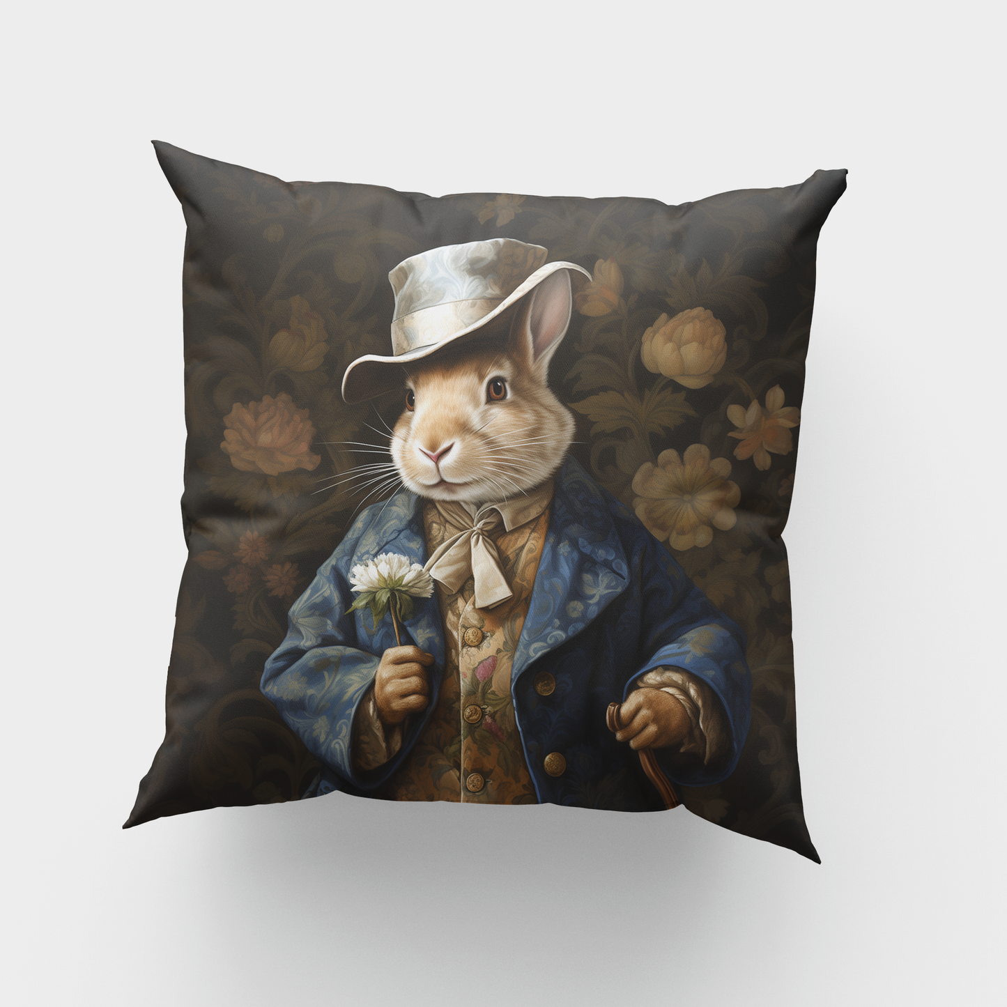 Gentlemen Rabbit Cushion