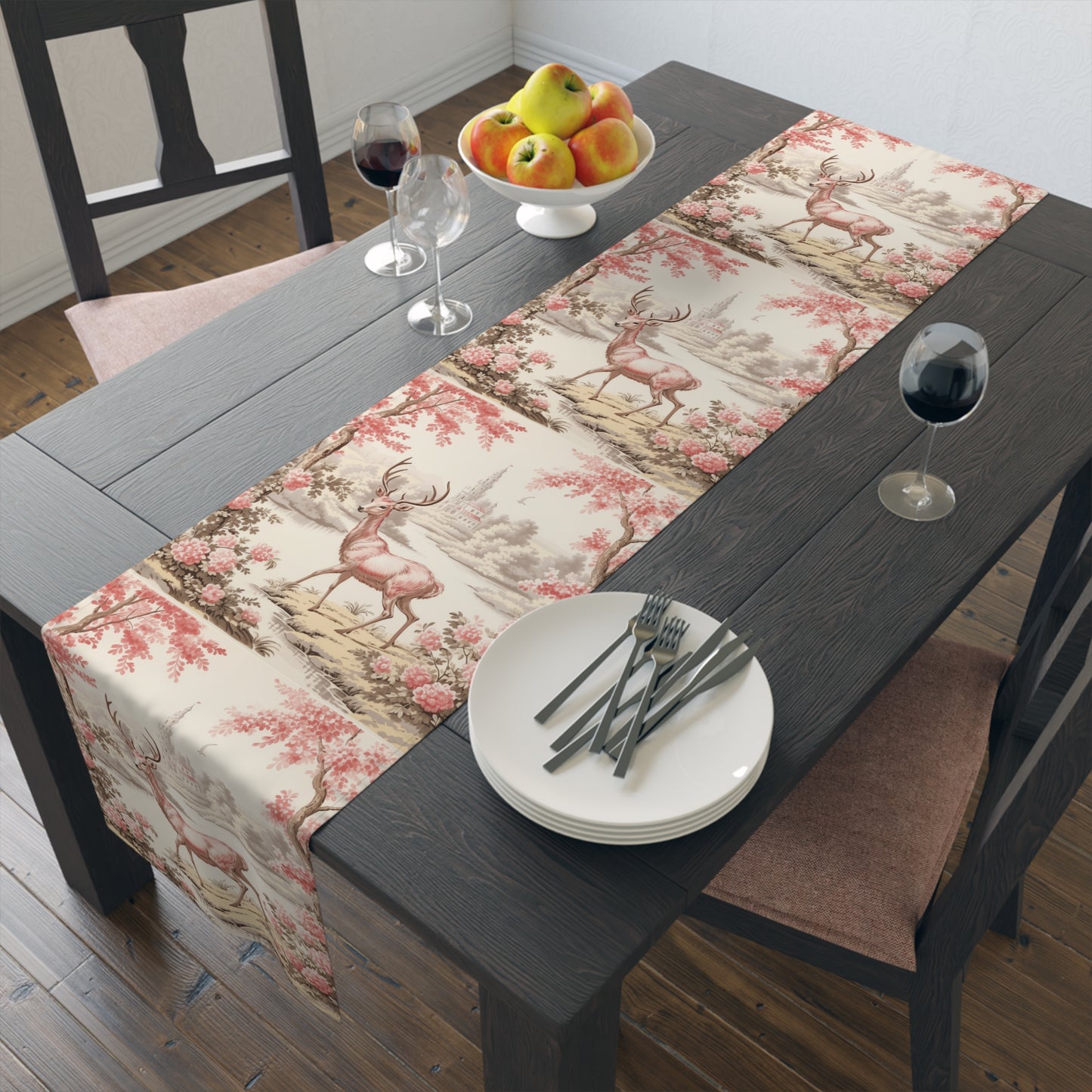 Deer by the River Table Runner