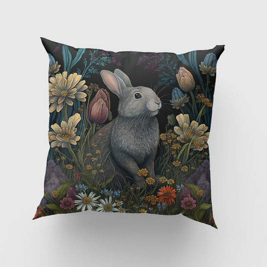 Bunny in the Garden Cushion