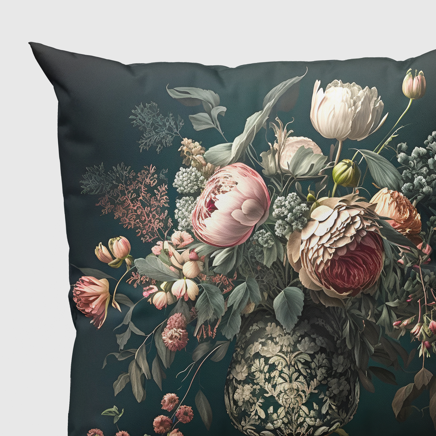 Flowers in Vase Cushion