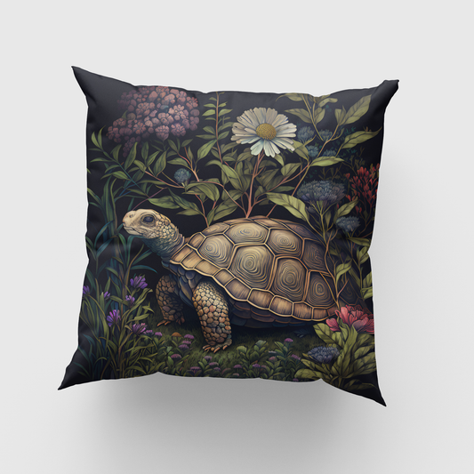 Turtle in the Garden Cushion