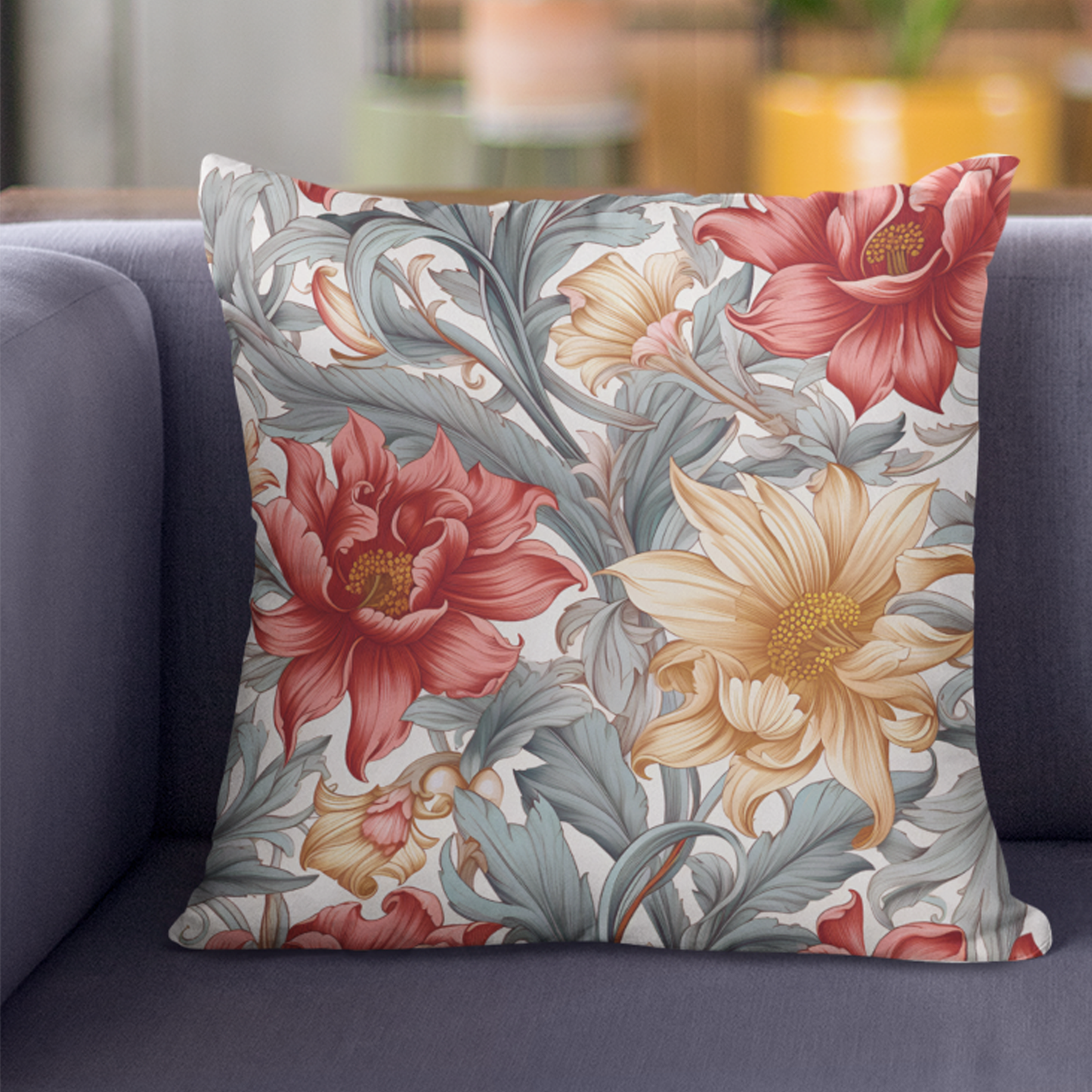 Peony Flower Cushion