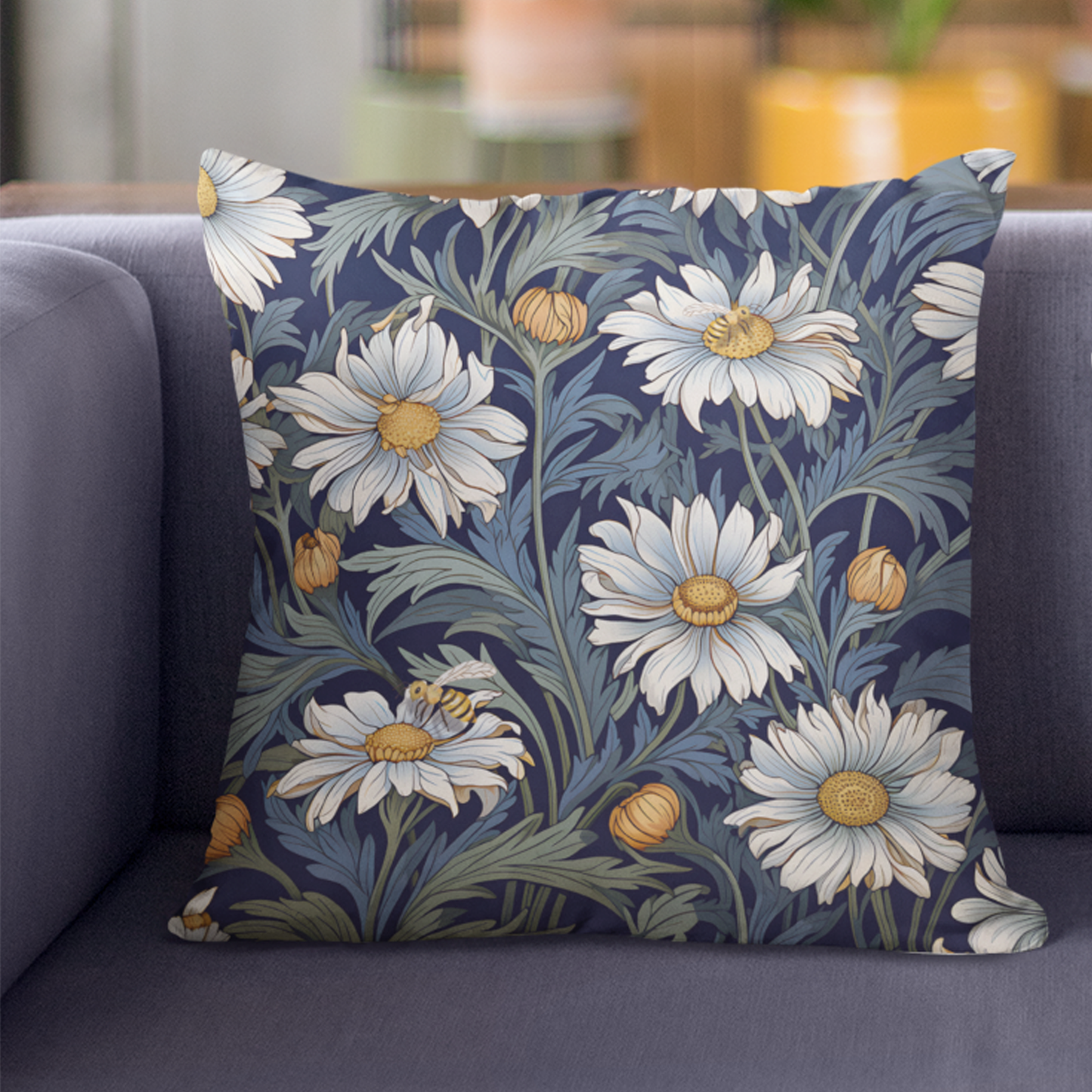 Daisy Flower Cushion