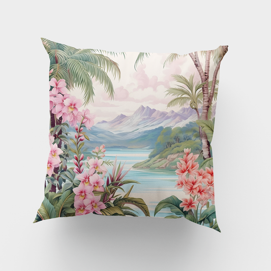 Tropical Landscape Cushion