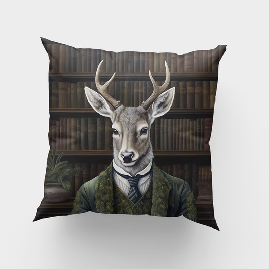 Intellectual Deer Cushion