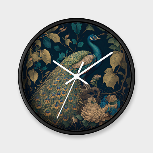 Peacock Wall Clock